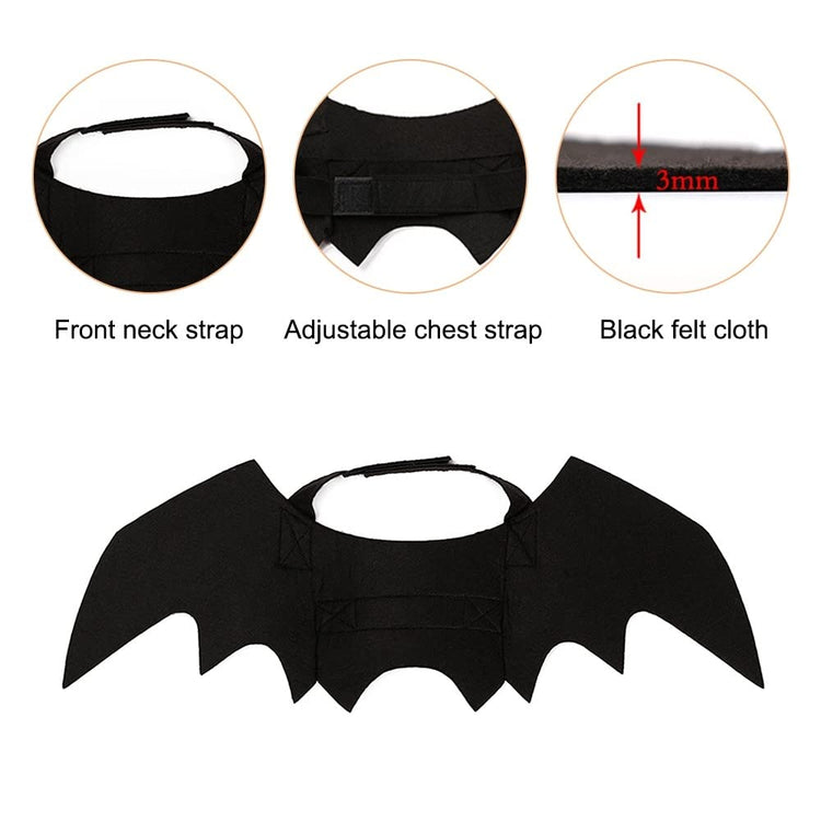 Halloween Bat Wings for your Familiar - JOURNEY artisan soaps & candles