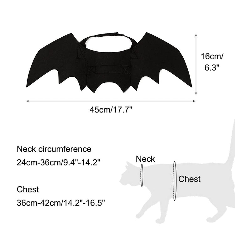 Halloween Bat Wings for your Familiar - JOURNEY artisan soaps & candles