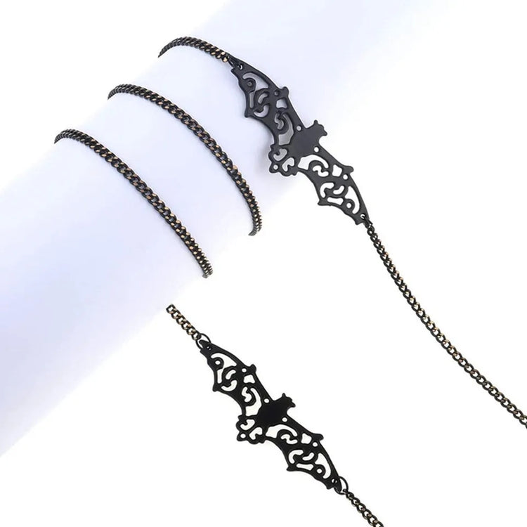 Black Bat Eyeglasses Chain - JOURNEY artisan soaps & candles