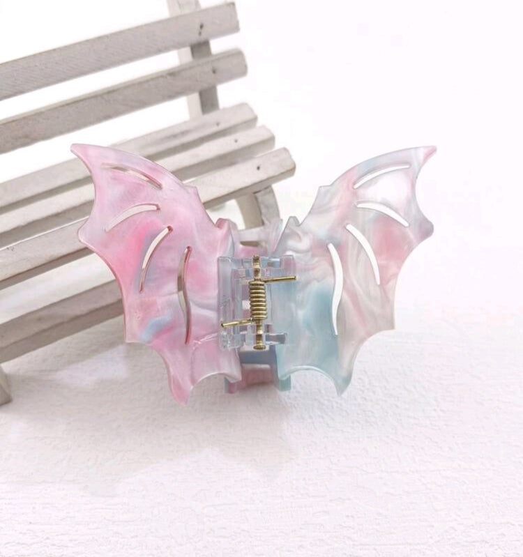 Pearlescent Bat Hair Clip - JOURNEY artisan soaps & candles