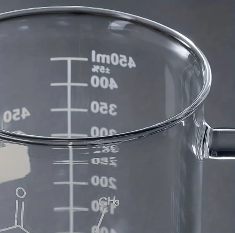 Caffeine Molecule Beaker - JOURNEY artisan soaps & candles