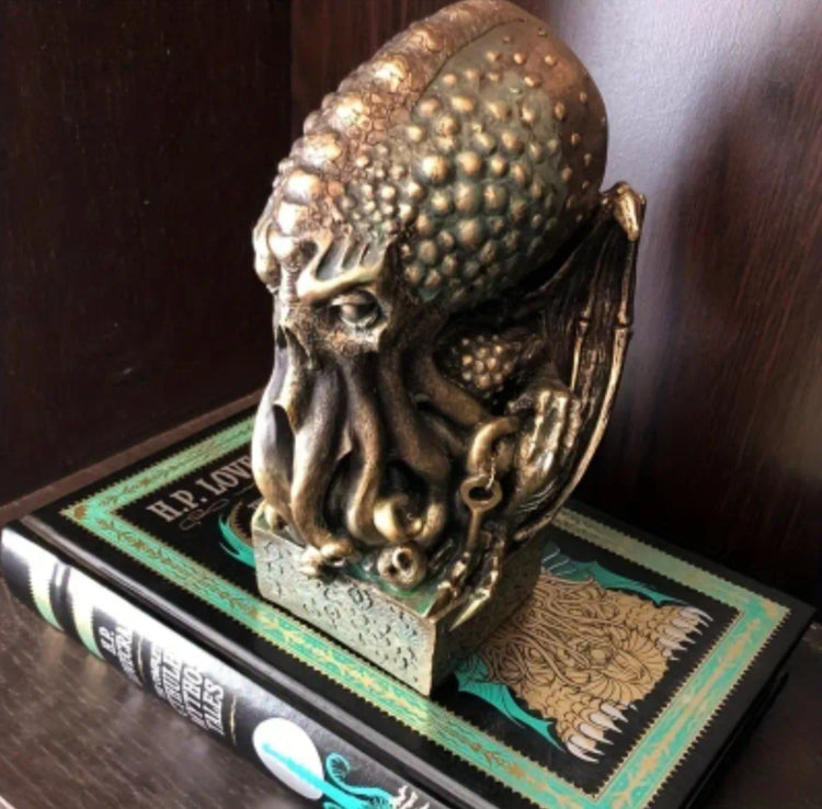 H.P. Lovecraft Cthulu Bookend - JOURNEY artisan soaps & candles