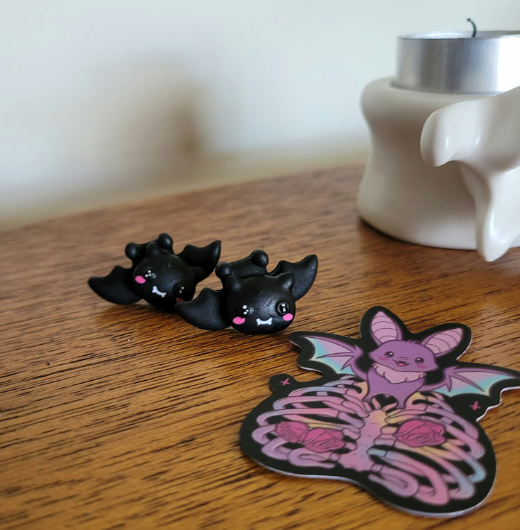 Bat Earrings
