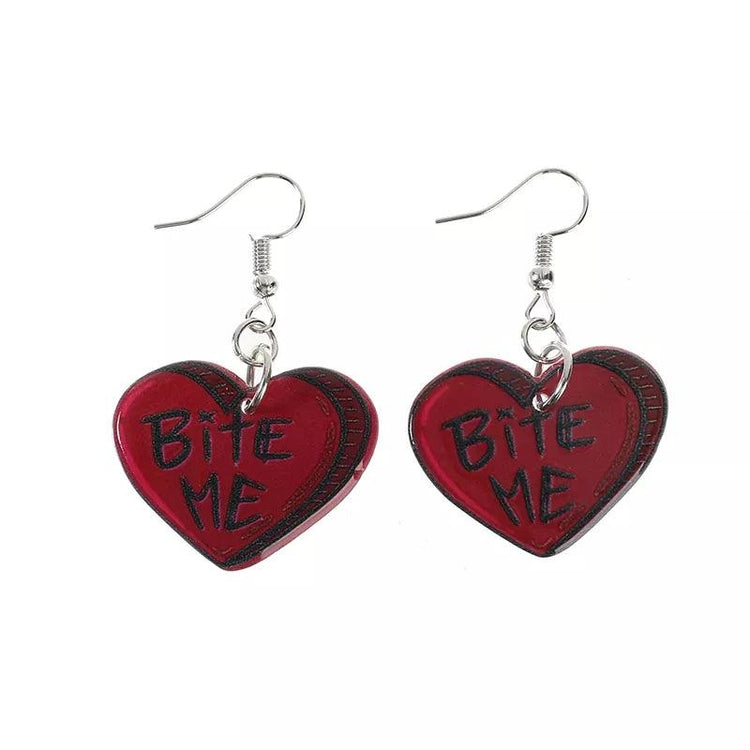Bite Me Earrings - JOURNEY artisan soaps & candles