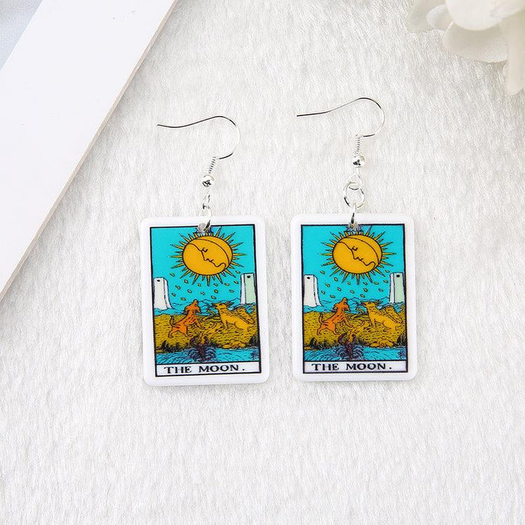 Rider Waite Tarot Earrings - JOURNEY artisan soaps & candles