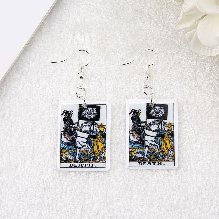 Rider Waite Tarot Earrings - JOURNEY artisan soaps & candles