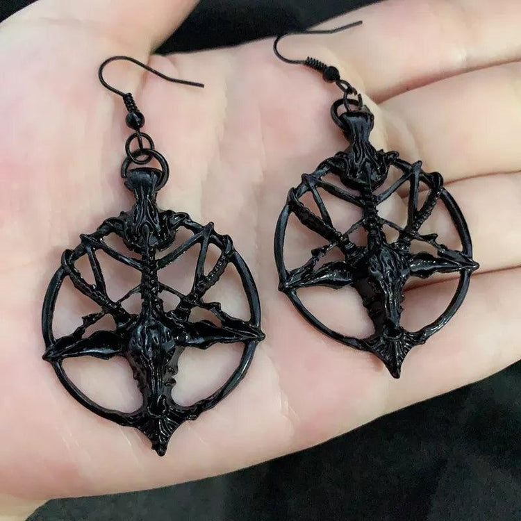 Baphomet Earrings - JOURNEY artisan soaps & candles