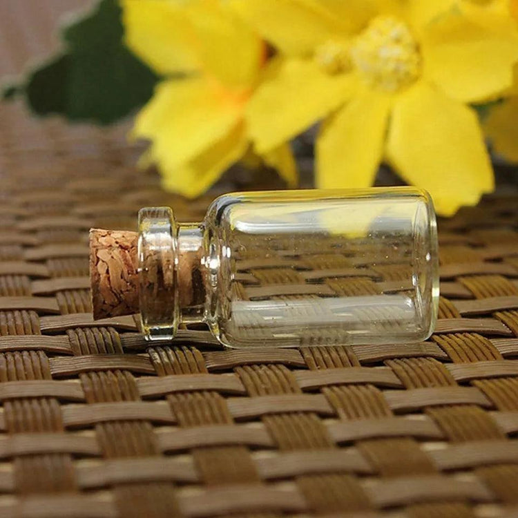 Itty Bitty Glass Jars - Perfect for Spell Jars / Witchy Crafts - JOURNEY artisan soaps & candles