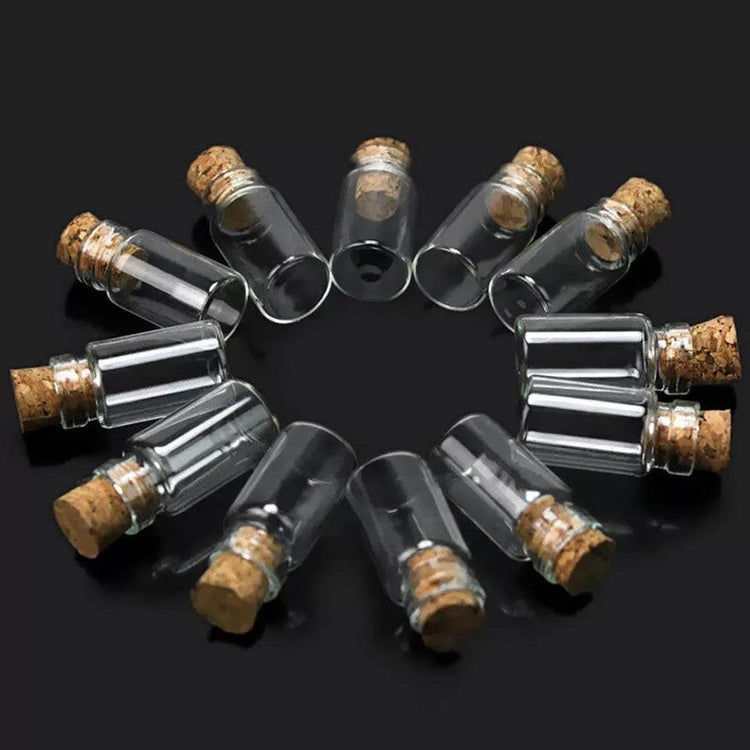 Itty Bitty Glass Jars - Perfect for Spell Jars / Witchy Crafts - JOURNEY artisan soaps & candles