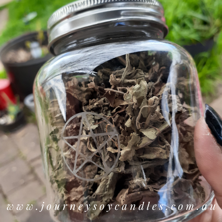 Dried Patchouli Leaves - Burn for Love, Wealth & Luck - JOURNEY artisan soaps & candles
