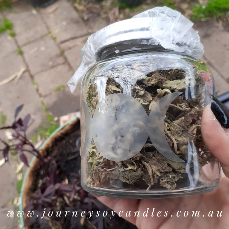Dried Patchouli Leaves - Burn for Love, Wealth & Luck - JOURNEY artisan soaps & candles