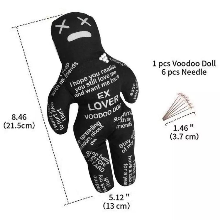 Ex-Lover Voodoo Doll with Pins - JOURNEY artisan soaps & candles