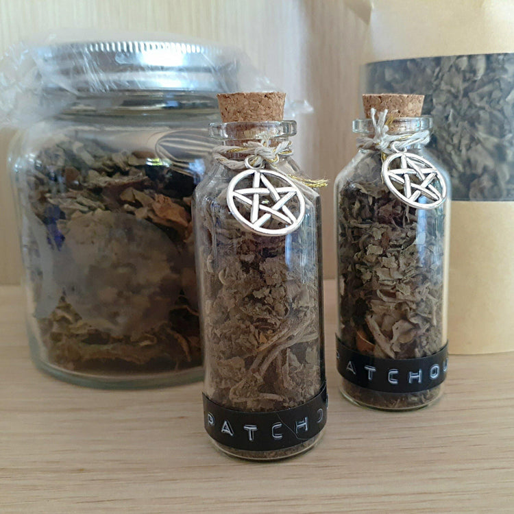 Dried Patchouli Leaves - Burn for Love, Wealth & Luck - JOURNEY artisan soaps & candles