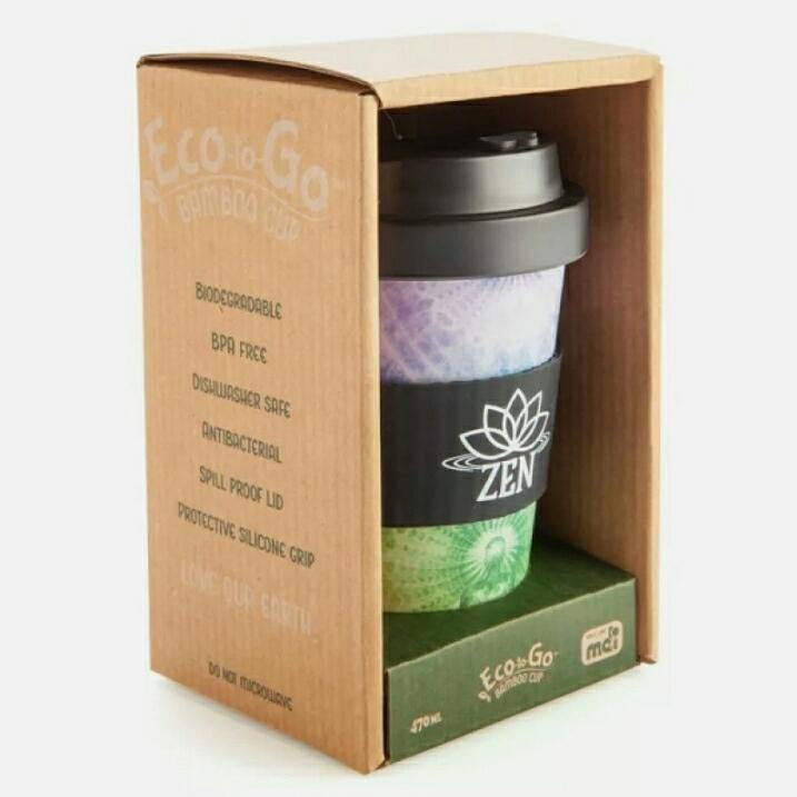 Eco-to-Go Zen Bamboo Travel Cup with Sleeve - JOURNEY artisan soaps & candles