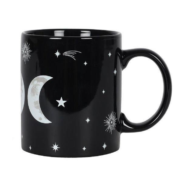 Black Magic Triple Moon Goddess Mug - JOURNEY artisan soaps & candles