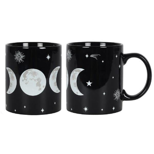 Black Magic Triple Moon Goddess Mug - JOURNEY artisan soaps & candles