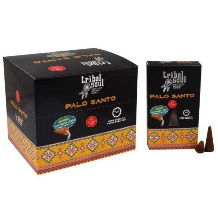 Tribal Soul - Palo Santo Jumbo Backflow Incense Cones - JOURNEY artisan soaps & candles