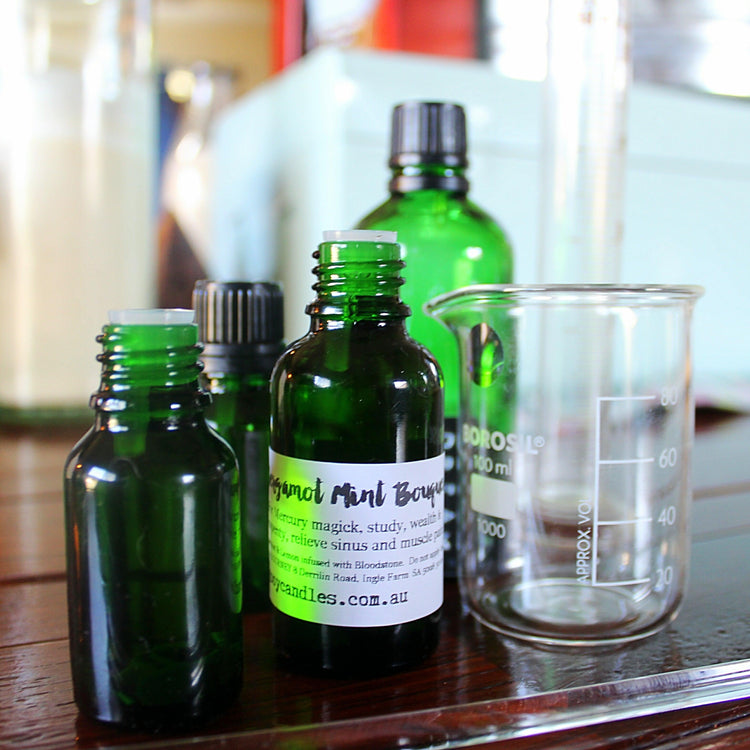 Bergamot Mint Bouquet - Infused with Bloodstone - JOURNEY artisan soaps & candles