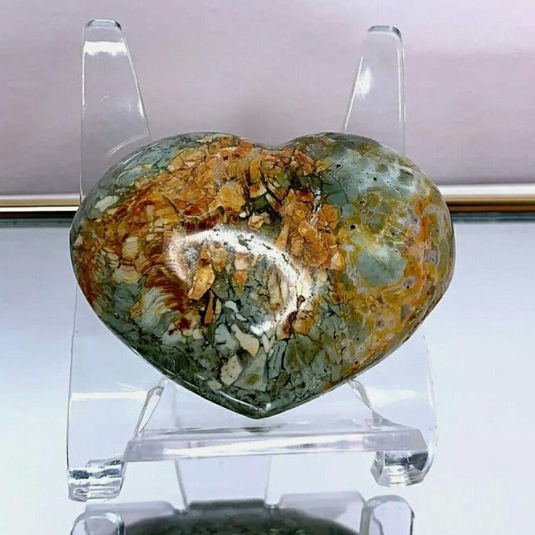Ocean Jasper Heart - JOURNEY artisan soaps & candles