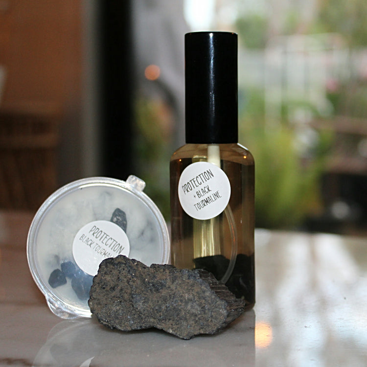Protection Intention Melts with Black Tourmaline - JOURNEY artisan soaps & candles
