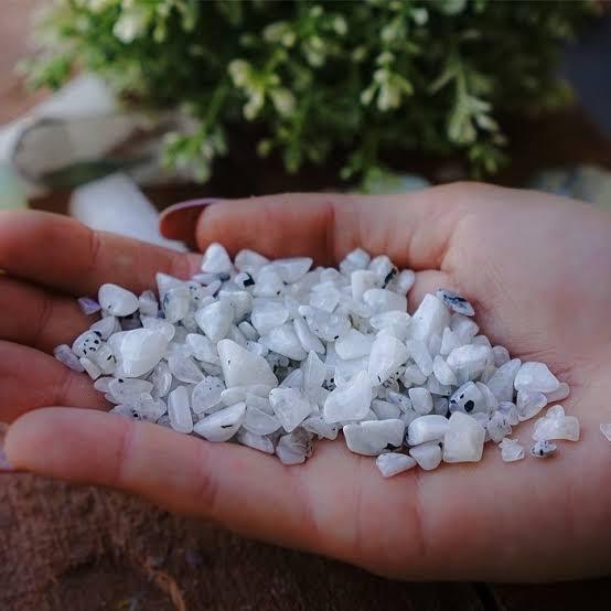 Rainbow Moonstone Crystal Chips - JOURNEY artisan soaps & candles