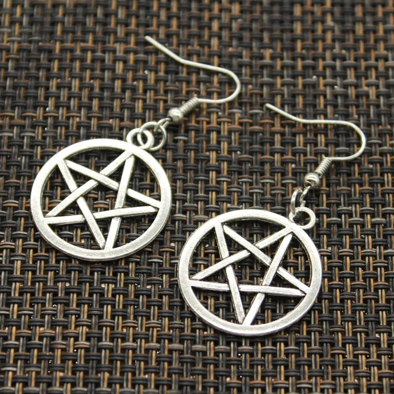 Pentacle Earrings - JOURNEY artisan soaps & candles