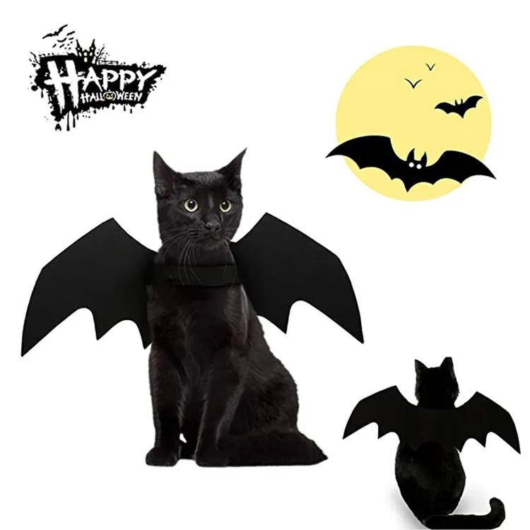 Halloween Bat Wings for your Familiar - JOURNEY artisan soaps & candles