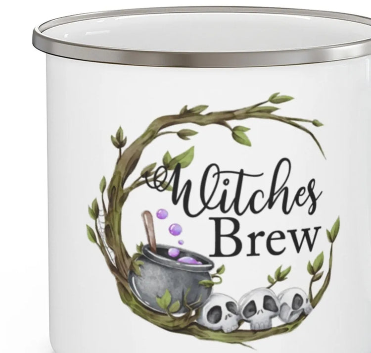 Witches Brew Enamel Cup - JOURNEY artisan soaps & candles