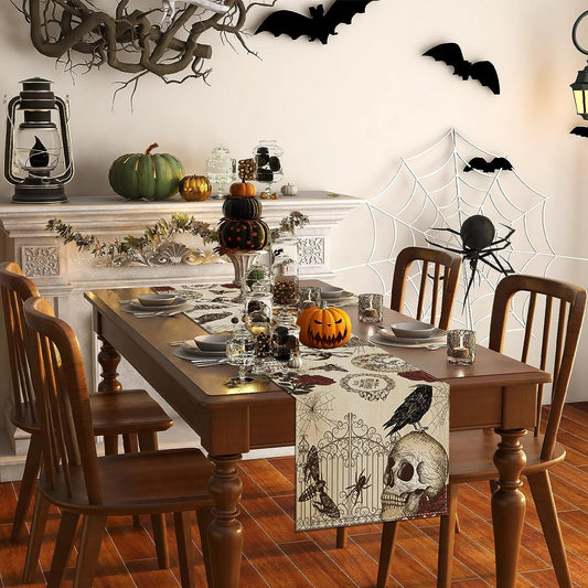 Home Sweet Haunted Home Table Runner - JOURNEY artisan soaps & candles