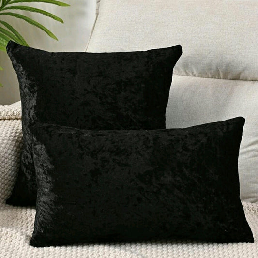 Black Velvet Cushion Cover
