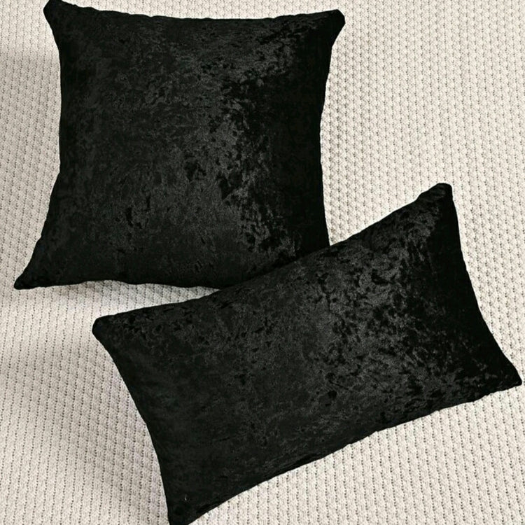 Black Velvet Cushion Cover