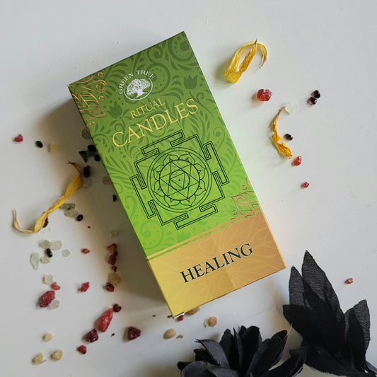 Green Tree Healing Spell Candles, You can do Magic - JOURNEY artisan soaps & candles