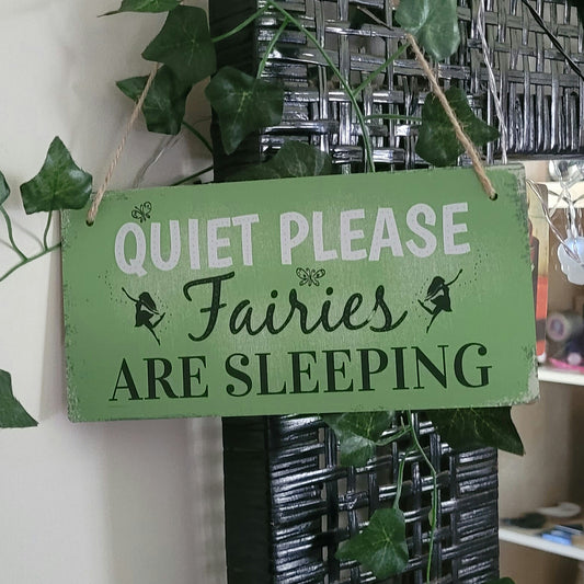 Don't Wake the Fae Sign