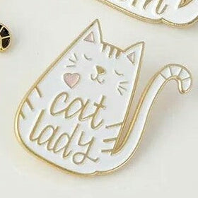 Cat Lady Badge - JOURNEY artisan soaps & candles
