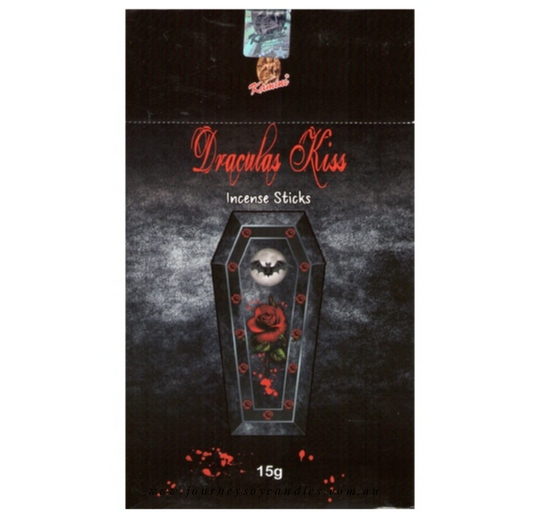 Kamini Dracula's Kiss Incense Sticks - JOURNEY artisan soaps & candles