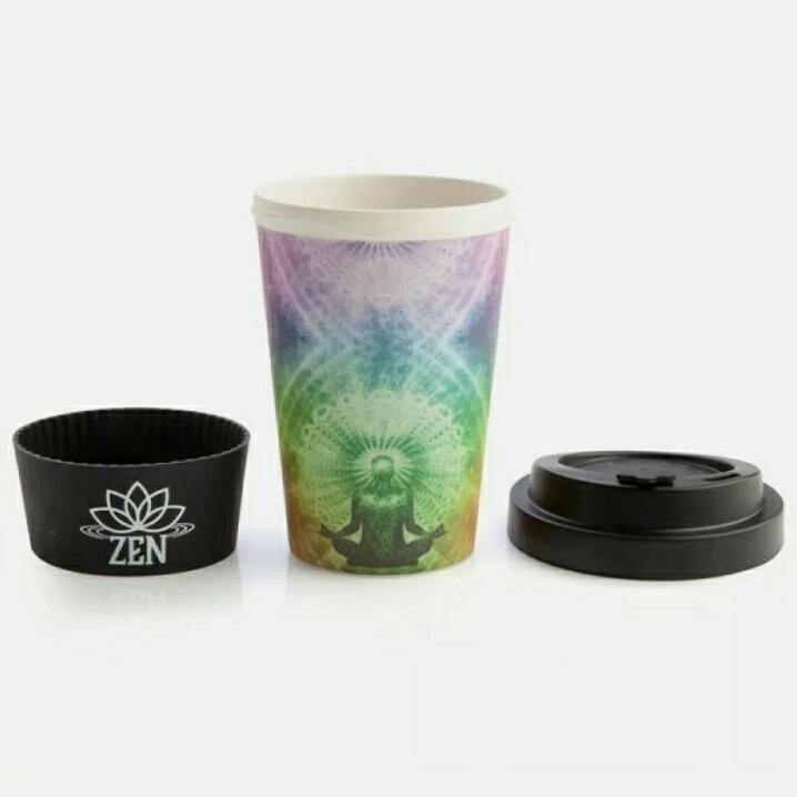 Eco-to-Go Zen Bamboo Travel Cup with Sleeve - JOURNEY artisan soaps & candles