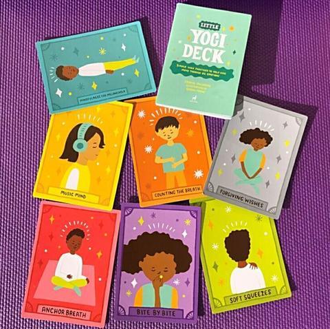 Little Yogi Deck: Simple Yoga Practices to Help Kids Move Through Big Emotions, Crystal McCreary & Andrea Pippins - JOURNEY artisan soaps & candles