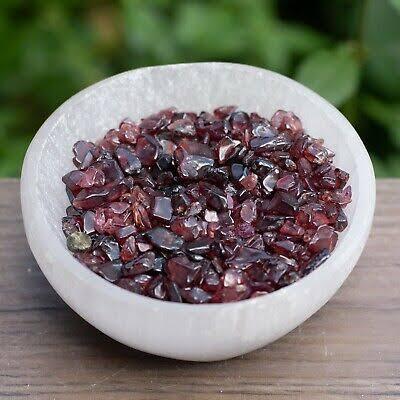 Garnet Crystal Chips - JOURNEY artisan soaps & candles