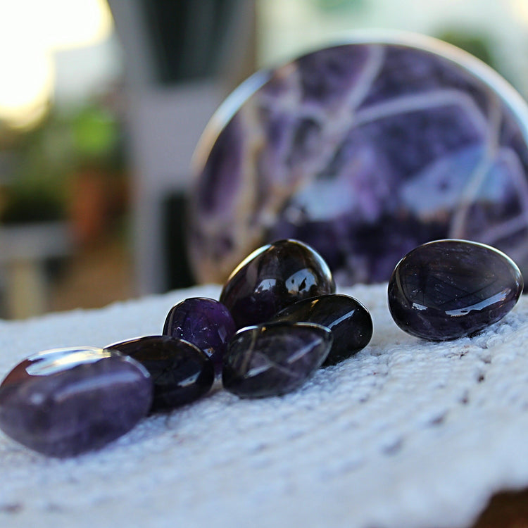 Amethyst Tumbles - JOURNEY artisan soaps & candles