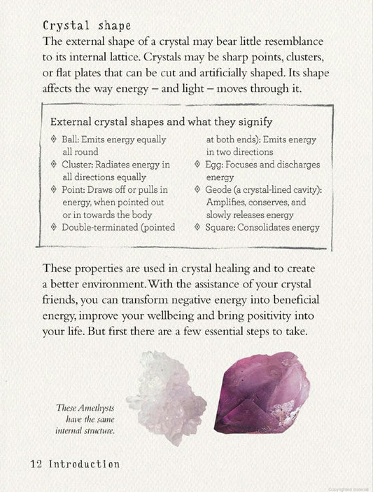 The Little Book of Crystals, Judy Hall - JOURNEY artisan soaps & candles