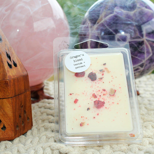 Dragon's Blood Intention Melt with Dragon's Blood Resin - JOURNEY artisan soaps & candles
