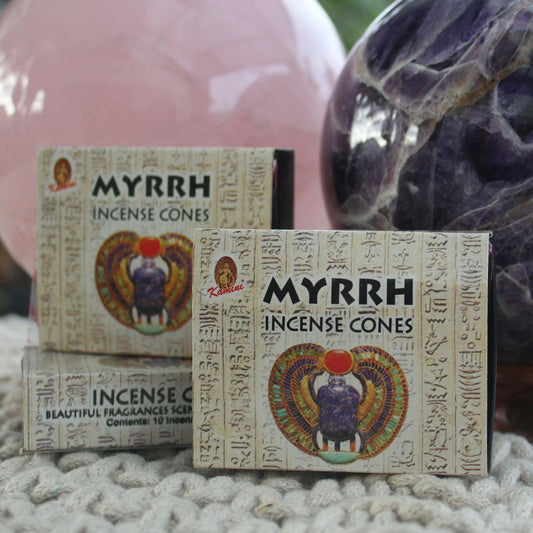 Kamini Myrrh Dhoop Cones - JOURNEY artisan soaps & candles