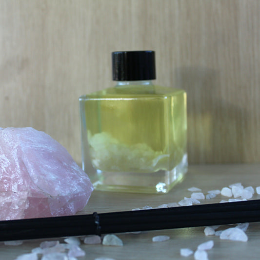Crystal-infused Reed Diffuser, How Deep is your Love - JOURNEY artisan soaps & candles
