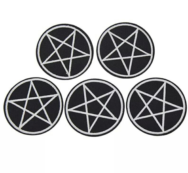 Pentacle Sew-On Patch - JOURNEY artisan soaps & candles