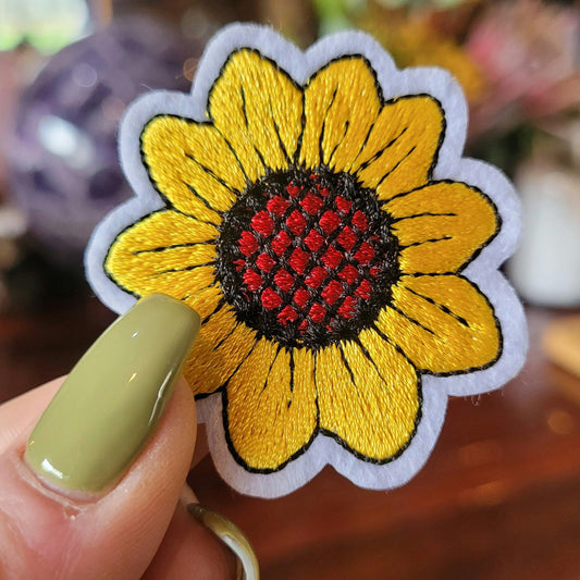 Sunflower Iron-On Patch - JOURNEY artisan soaps & candles
