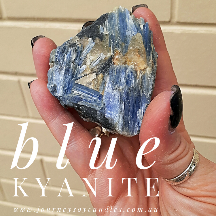 Blue Kyanite - JOURNEY artisan soaps & candles