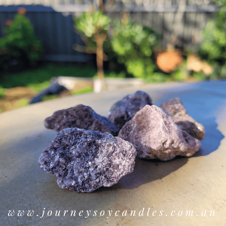 Raw Lepidolite, The Stone of Peace - JOURNEY artisan soaps & candles